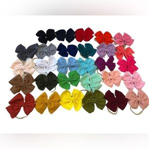 Baby girl Headband Bow 29pc BUNDLE